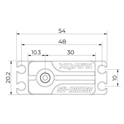 SV-1281SG HiVOLT digitální servo (60kg-0,14s/60°)
