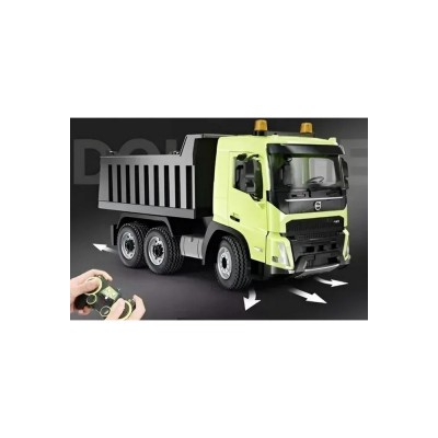 RC sklápěč Volvo s osvětlením a otevíracími dveřmi 2,4 GHz
