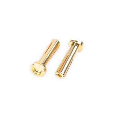 Works Team 4mm/G4 Gold zlaté konektory, délka 18mm, 4 ks