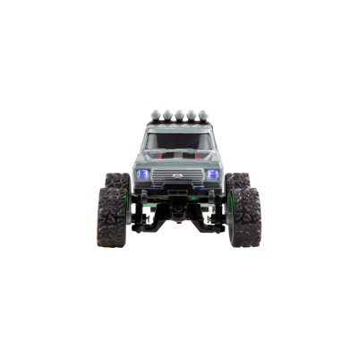RC Monster Truck kovový 1:64 RTR LED Tempomat 2,4GHz šedý