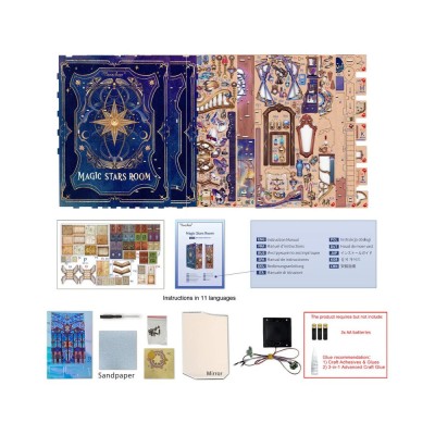 Tonecheer 3D puzzle Magic Stars Room Book Nook