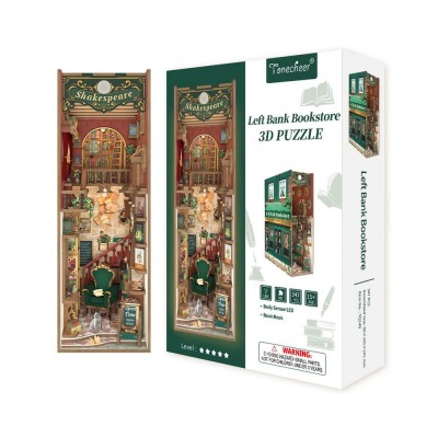 Tonecheer 3D puzzle Bookstore Left Bank
