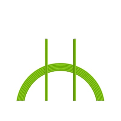 Kabel PVC 0.055mm2 10m (zelený)