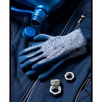 Ruk. pogum. ARDON NATURE TOUCH 10 modré polomáčené prodyšné