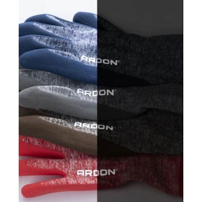 Ruk. pogum. ARDON NATURE TOUCH 10 modré polomáčené prodyšné