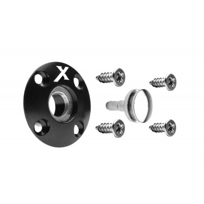 Tankovací ventil magnetický (X logo), černý