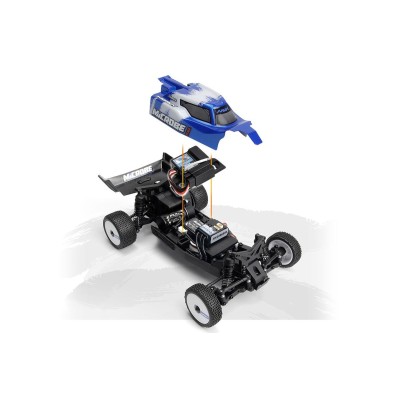 Microbe Flux 1/24th Buggy - Modrá