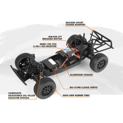 Microbe SC 1/24 Short Course – Oranžová