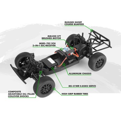 Microbe SC 1/24 Short Course – Zelená