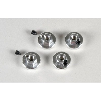 Matky kol M6, s zámkem, 4 ks.