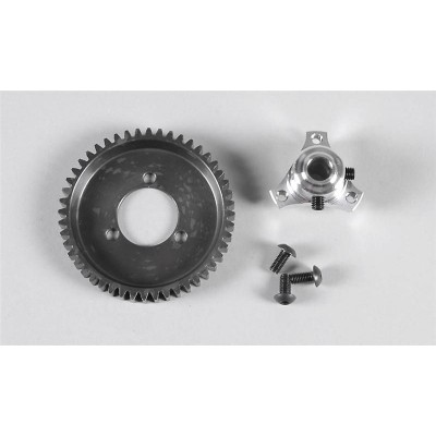 Ocelové ozubené kolo 48 zubů včetně adaptéru, sada