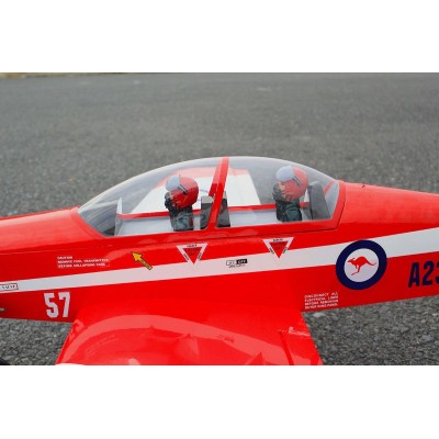 Pilatus PC9 Červená/Bílá 1,54m