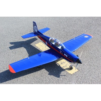 Pilatus PC9 Modrá/Červená 1,54m
