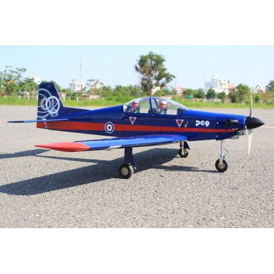 Pilatus PC9 Modrá/Červená 1,54m