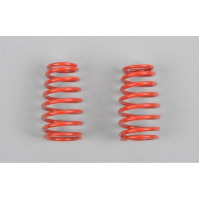 Pružiny tlumičů soudkové 2,8mm, červené, 2ks.