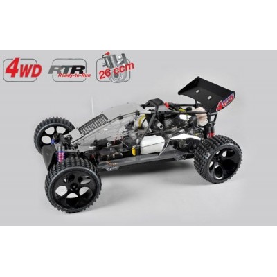 FG Buggy WB 535, 4WD, RTR, čirá karoserie