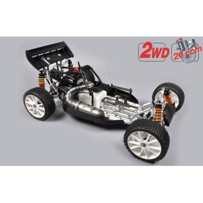 FG Leopard 2020 Competition Buggy, 2WD, čirá karoserie + centrální hydr. brzda