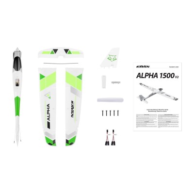 KAVAN Alpha V2 1500mm RTF - zelená