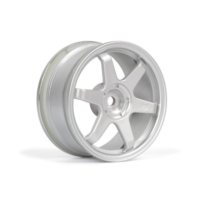 TE37 disky 26mm stříbrné (0mm offset) 2ks