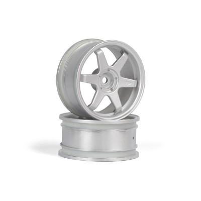 TE37 disky 26mm stříbrné (3mm offset) 2ks