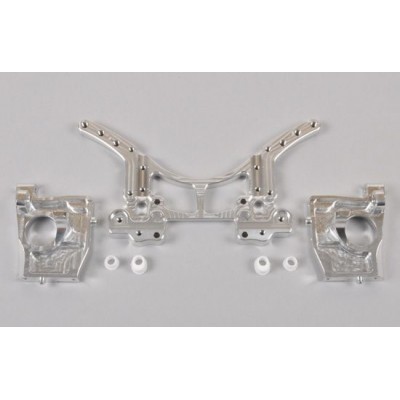 Alu zadní držák/parohy tlumičů / -zadní držáky 4WD, sada