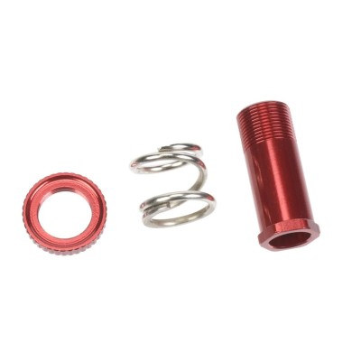 Trubka servo saveru + matice + pružina – hliník – 1 sada