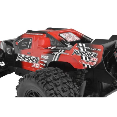 PUNISHER XD - RTR - Brushed 2S - Červená