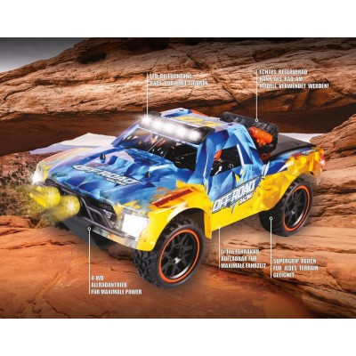 OFF-ROAD-Racer 1:18 RTR 4WD, LED, proporcionální, dvě rychlosti