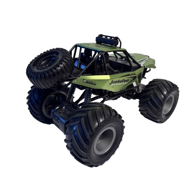 DF JUMBO FOOT V2 Off Road 1:10 RTR, zelená, LED světla, zvuky