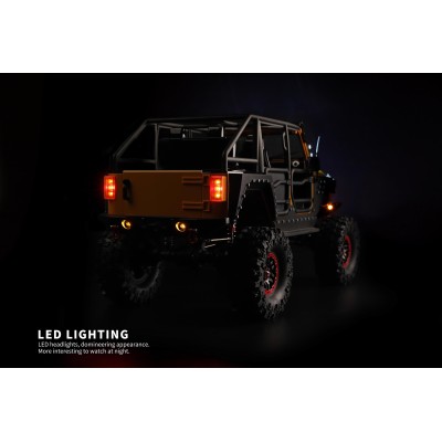 DF models DF-04S PRO BL brushless crawler, LED osvětlení, elektrický naviják, 2 stupňová převodovka, uzávěrky diff 1:10