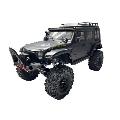 DF models DF-04S PRO BL brushless crawler, LED osvětlení, elektrický naviják, 2st. převodovka, uzávěrky diff 1:10. Matně černá