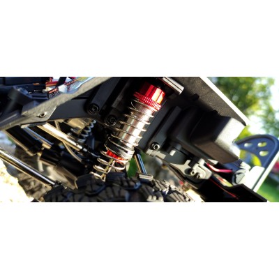 DF models DF-04S PRO BL brushless crawler, LED osvětlení, elektrický naviják, 2st. převodovka, uzávěrky diff 1:10. Matně černá