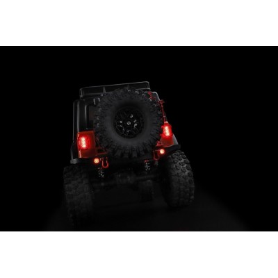 DF models DF-04S PRO BL brushless crawler, LED osvětlení, elektrický naviják, 2st. převodovka, uzávěrky diff 1:10. Matně černá