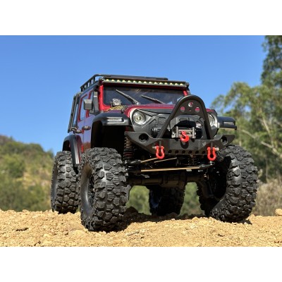 DF models DF-04S PRO BL brushless crawler, LED osvětlení, elektrický naviják, 2st. převodovka, uzávěrky diff 1:10. Vínová met.
