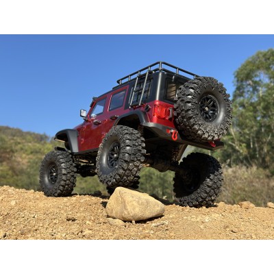 DF models DF-04S PRO BL brushless crawler, LED osvětlení, elektrický naviják, 2st. převodovka, uzávěrky diff 1:10. Vínová met.