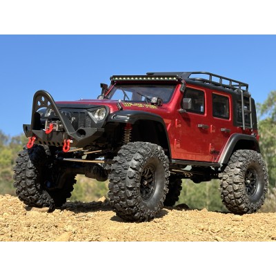 DF models DF-04S PRO BL brushless crawler, LED osvětlení, elektrický naviják, 2st. převodovka, uzávěrky diff 1:10. Vínová met.