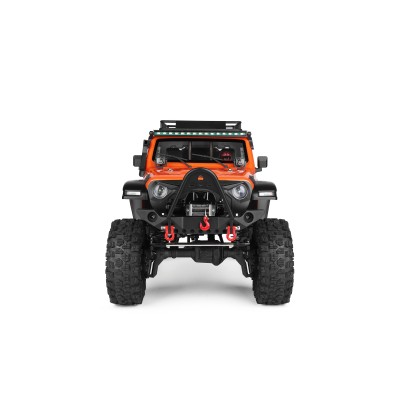 DF models DF-04S PRO BL brushless crawler, LED osvětlení, elektrický naviják, 2st. převodovka, uzávěrky diff 1:10. Oranžová.