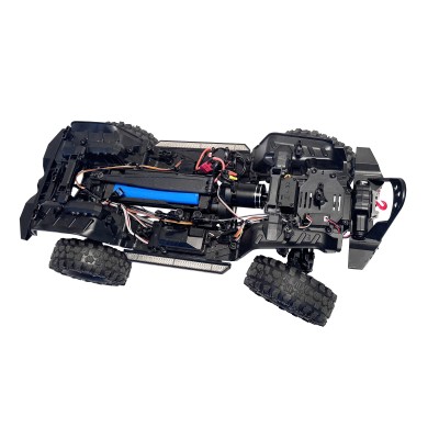DF models DF-04S PRO BL brushless crawler, LED osvětlení, elektrický naviják, 2st. převodovka, uzávěrky diff 1:10. Oranžová.