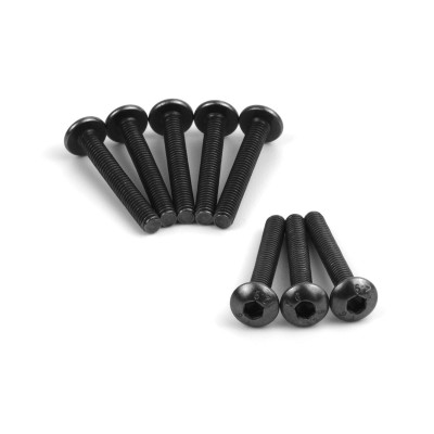 Imbusové šroubky s kulatou hlavou M2,5x18 mm (8 ks)