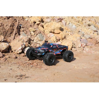DF models BigStrike monster truck 1:10 RTR ALU podvozek, omezení výkonu pro děti