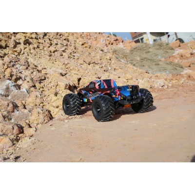 DF models BigStrike monster truck 1:10 RTR ALU podvozek, omezení výkonu pro děti