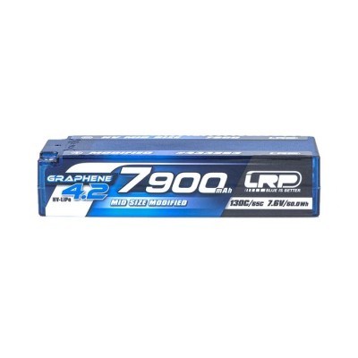 HV Mid Size Modified GRAPHENE-4.2 7900mAh Hardcase aku - 7.6V LiPo - 130C/65C