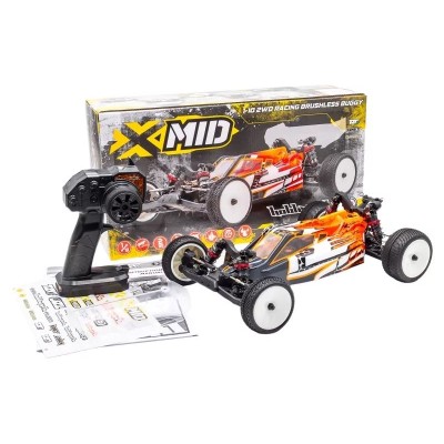 RTR Brushless Buggy XMid 2WD Hobbytech + akumulátor a nabíječ