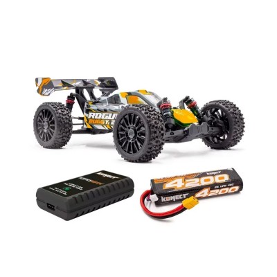 Rogue Buggy 2.0 3S BRUSHLESS RTR 4wd - oranžová + akumulátor a nabíječ
