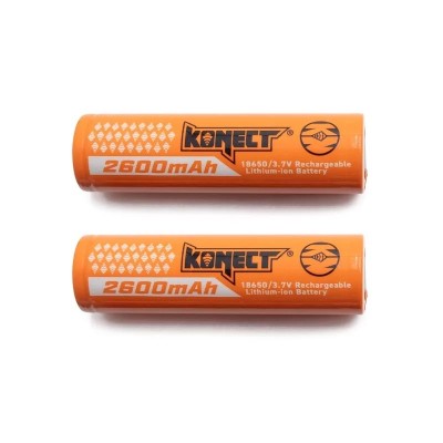 Li-ion akumulátory 18650 2600mAh (2 ks) s úložným pouzdrem