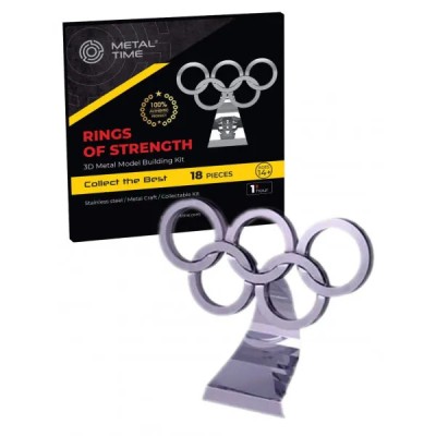 Metal Time Luxusní ocelová stavebnice Rings of Strength