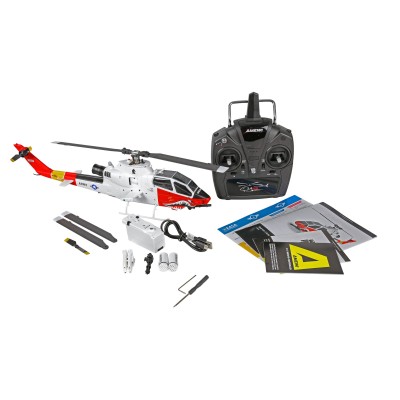 RC vrtulník Bell AH-1 Arctic Cobra 6ti kanálový 3D/6G RTF sada 1:34 se střídavými motory