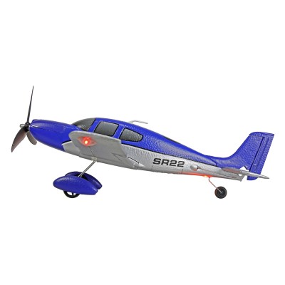RC model letadla Cirrus SR22 520mm 4 kanálový 3D/6G stabilizace, RTF, modrý, brushless