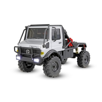 RC model Mercedes-Benz Unimog U4000 Crawler 4WD 1:18 RTR proporcionální šedý