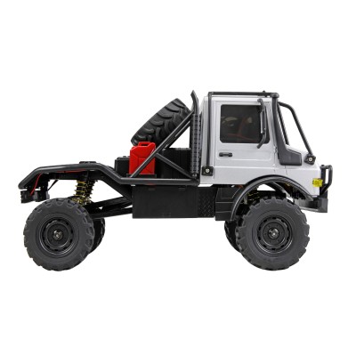 RC model Mercedes-Benz Unimog U4000 Crawler 4WD 1:18 RTR proporcionální šedý